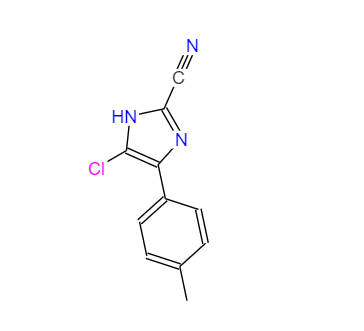CAS：120118-14-1，5-氯-4-(对甲苯基)-1H-咪唑-2-腈