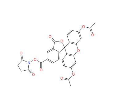 CAS：150347-59-4，5(6)-羧基二乙酸荧光素琥珀酰亚胺酯 