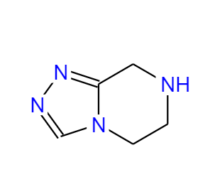 CAS：837430-14-5，5,6,7,8-四氢-1,2,4-三唑并[4,3-a]吡嗪盐酸盐