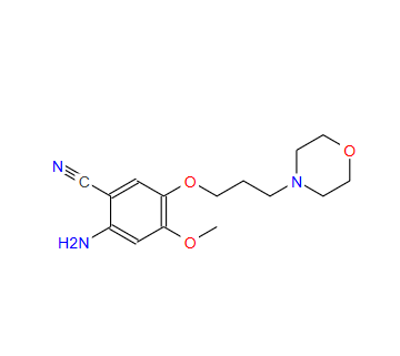 CAS：675126-27-9，2-氨基-4-甲氧基-5-(3-吗啉代丙氧基)苄腈