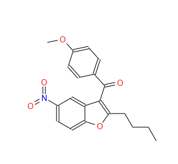 CAS：141627-42-1 ，2-丁基-3-(4-甲氧基苯甲酰基)-5-硝基苯并呋喃 