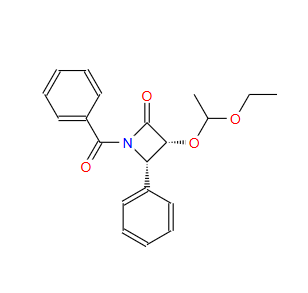 CAS：201856-53-3，(3R,4S)-1-苯甲酰-3-(1-乙氧乙氧基)-4-苯基-2-氮杂环丁酮