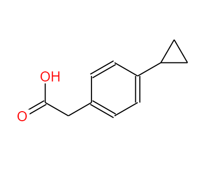 CAS：40641-90-5,中文名称：4-环丙基苯乙酸 英文名称：2-(4-Cyclopropylphenyl)aceticacid 