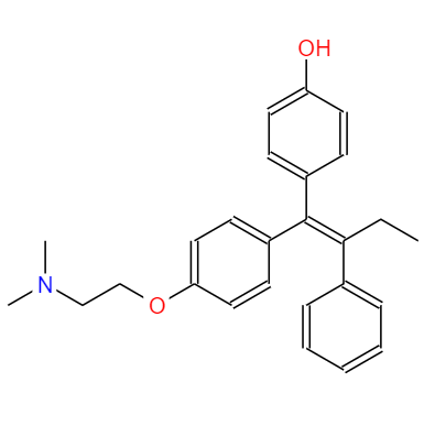 CAS：68047-06-3,中文名称：(Z)-4-羟三苯氧胺 英文名称：(Z)-4-Hydroxytamoxifen 