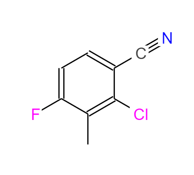 CAS：796600-15-2,中文名称：2-氯-3-甲基-4-氟苯甲腈 英文名称：2-Chloro-4-fluoro-3-methylbenzonitrile 