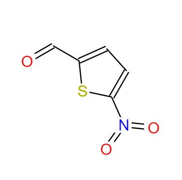 CAS：4521-33-9,中文名称：5-硝基-噻吩2-甲醛 英文名称：5-NITROTHIOPHENE-2-CARBOXALDEHYDE 