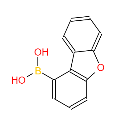 CAS：162607-19-4,中文名称：二苯并呋喃-1-硼酸 英文名称：dibenzo[b,d]furan-1-ylboronic acid 