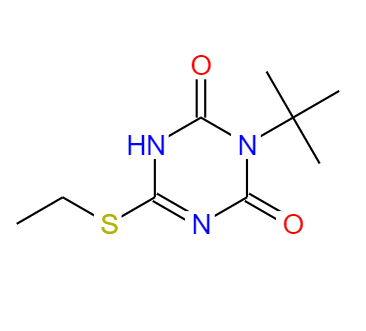 CAS：1360105-53-8,英文名称：3-tert-butyl-6-(ethylthio)-1,3,5-triazine-2,4(1H,3H)-dione 