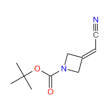 CAS：1153949-11-1,中文名称：3-(氰基亚甲基)氮杂环丁烷-1-甲酸叔丁酯 