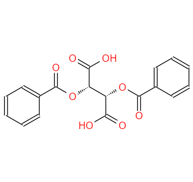 CAS：17026-42-5,中文名称：D-二苯甲酰酒石酸 英文名称：Dibenzoyl-D-tartaric acid 