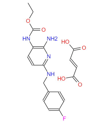 CAS：75507-68-5,中文名称：马来酸氟吡汀 英文名称：Flupirtine maleate 