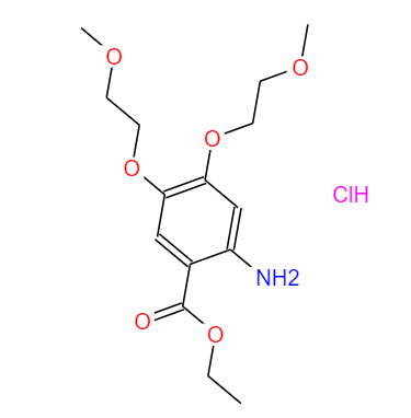 CAS：183322-17-0,英文名称：Ethyl 4,5-bis(2-Methoxyethoxy)-2-aMinobenzoate Hydrochloride 