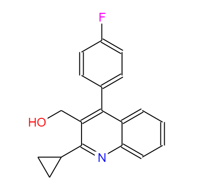 CAS：121660-11-5,英文名称：2-cyclopropyl-4-(4-fluorophenyl)-3-quinoline methanol 