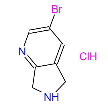  CAS：1394117-24-8,英文名称：3-bromo-5H,6H,7H-pyrrolo[3,4-b]pyridine hydrochloride