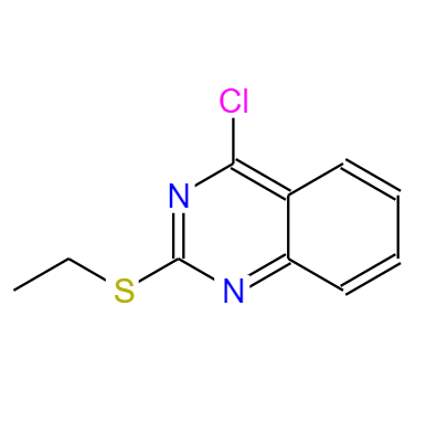 CAS：58803-78-4,中文名称：4-氯-2-(乙硫基)喹唑啉 英文名称：4-Chloro-2-(ethylthio)quinazoline 