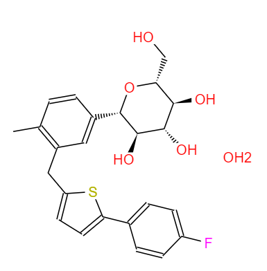 CAS：928672-86-0,中文名称：卡格列净半水合物 英文名称：Canagliflozin hemihydrate 