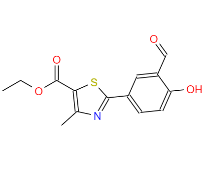 CAS：161798-01-2,英文名称：Ethyl 2-(3-formyl-4-hydroxyphenyl)-4-methylthiazole-5-carboxylate 