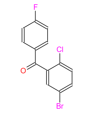 CAS:915095-85-1,中文名称:(5-溴-2-氯苯基)(4-氟苯基)甲酮 英文名称:(5-bromo-2-chlorophenyl)(4-fluorophenyl)methanone