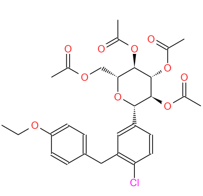 CAS：461432-25-7，中文名称：(1S)-1,5-脱水-1-C-[4-氯-3-[(4-乙氧基苯基)甲基]苯基]-D-山梨醇四乙酸酯
