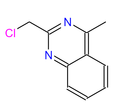 CAS：109113-72-6，中文名称：2-氯甲基-4-甲基喹唑啉 英文名称：2-(chloromethyl)-4-methylquinazoline 