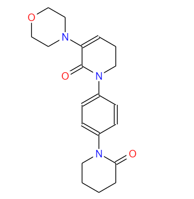 CAS：545445-44-1,中文名称：5,6-二氢-3-(4-吗啉基)-1-[4-(2-氧代-1-哌啶基)苯基]-2(1H)-吡啶酮