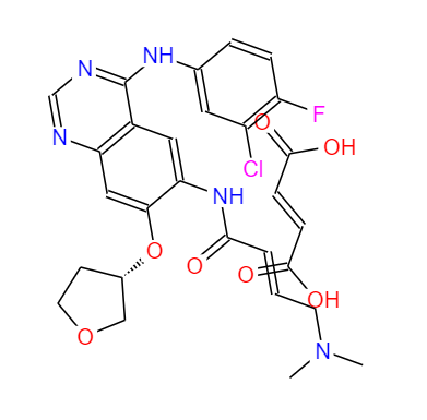CAS：850140-73-7,中文名称：双马来酸盐阿法替尼 英文名称：Afatinib diMaleate 