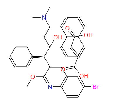 CAS：845533-86-0,中文名称：贝达喹啉富马酸盐 英文名称：Bedaquiline 