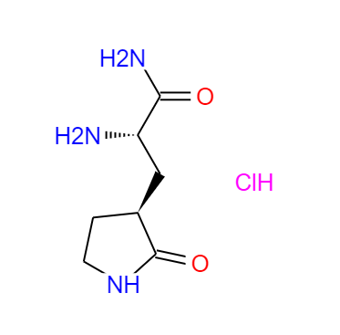 CAS：2628280-48-6，英文名称：3-Pyrrolidinepropanamide, α-amino-2-oxo-, hydrochloride 