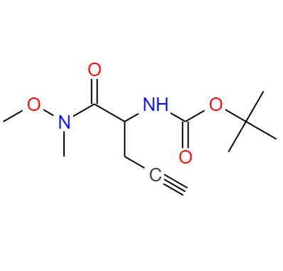 CAS：1172623-95-8,英文名称：tert-Butyl[1-[methoxy(methyl)amino]-1-oxo-4-pentyn-2-yl]carbamate 