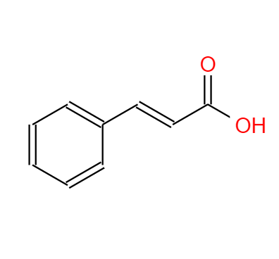 CAS： 140-10-3,中文名称： 肉桂酸 英文名称： trans-Cinnamic acid 