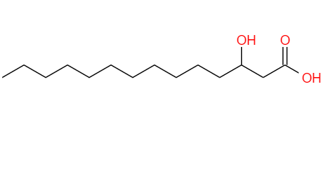 CAS：1961-72-4，中文名称：3-羟基十四烷酸 英文名称：HYDROXYMYRISTICACID,3-(SG) 