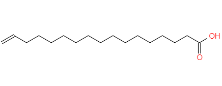 CAS：65119-97-3，中文名称：16-十七烯酸 英文名称：heptadec-16-enoic acid 
