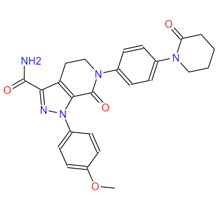 CAS：503612-47-3，中文名称：阿哌沙班 英文名称：Apixaban 