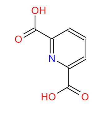 CAS：499-83-2,中文名称：吡啶-2,6-二甲酸 英文名称：Pyridine-2,6-dicarboxylic acid 