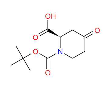 CAS: 1212176-33-4,中文名称: (R)-1-Boc-4-氧代哌啶-2-羧酸 英文名称:(R)-1-Boc-4-oxopiperidine-2-carboxylic acid