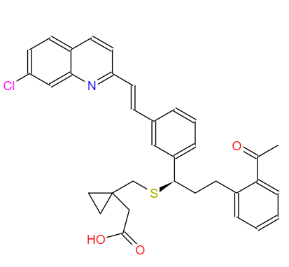  CAS： 937275-23-5，中文名称： 孟鲁司特甲酮 英文名称：Montelukast Methyl Ketone