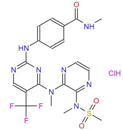 CAS： 1073160-26-5，中文名称： 地法替尼盐酸盐 英文名称：Defactinib hydrochloride 