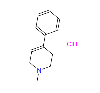 CAS： 23007-85-4，中文名称： 1-甲基-4-苯基-1,2,3,6-四氢吡啶盐酸盐 