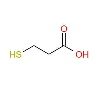 CAS： 107-96-0，中文名称： 3-巯基丙酸 英文名称： 3-mercaptopropanoic acid 