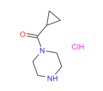CAS: 1021298-67-8,中文名称: 1-环丙甲酰基哌嗪盐酸盐 英文名称:Piperazine, 1-(cyclopropylcarbonyl)-, Monohydrochloride
