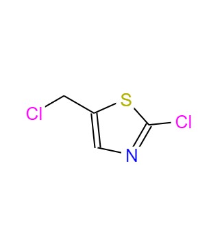 CAS： 105827-91-6，中文名称： 2-氯-5-氯甲基噻唑 英文名称：2-Chloro-5-(chloromethyl)thiazole 