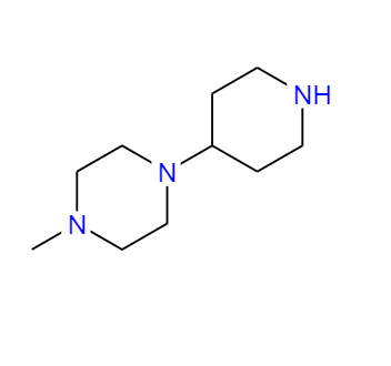 CAS： 53617-36-0，中文名称： 1-甲基-4-（4-哌啶基）哌嗪 英文名称：1-Methyl-4-(4-piperidinyl)piperazine 