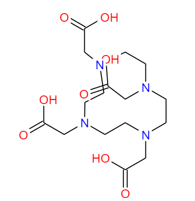  CAS： 60239-18-1，中文名称： 1,4,7,10-四氮杂环十二烷-N,N,N,N-四乙酸 英文名称：Tetraxetan
