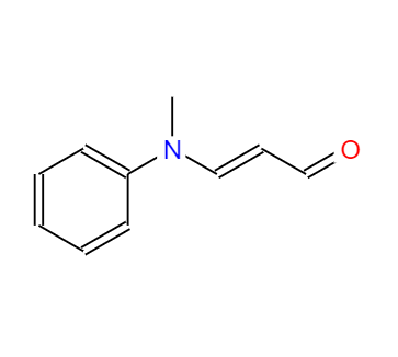CAS： 14189-82-3，中文名称： 3-(N-苯基-N-甲基)氨基丙烯醛 英文名称：N-Methyl-N-phenyl-3-aminoacrolein 