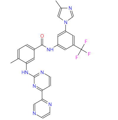 CAS： 926037-48-1，中文名称： 拉多替尼 英文名称：Radotinib 