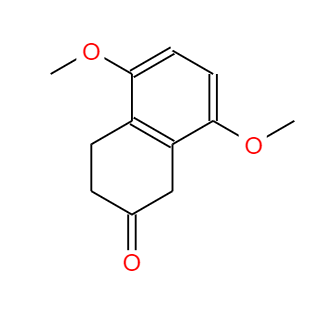 CAS： 37464-90-7，中文名称： 5,8-二甲氧基-3,4-二氢-1H-2-萘酮 英文名称：5,8-Dimethoxyl-2-tetralone 