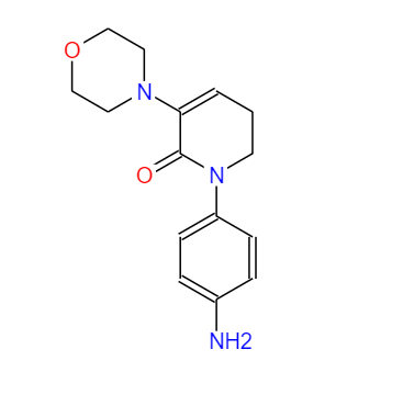 CAS： 1267610-26-3，中文名称： 1-(4-氨基苯基)-5,6-二氢-3-(4-吗啉基)-2(1H)-吡啶酮 