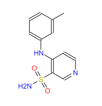 CAS： 72811-73-5，中文名称： [4-(3-甲基苯基)氨基]吡啶-3-磺酰胺 英文名称：[4-(3-Methylphenyl)amino]pyridine-3-sulphonamide