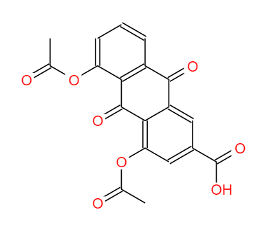 CAS： 13739-02-1，中文名称： 双醋瑞因 英文名称： Diacerein 