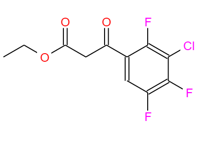 CAS： 101987-86-4，中文名称： 3-氯-2,4,5-三氟苯甲酰乙酸乙酯